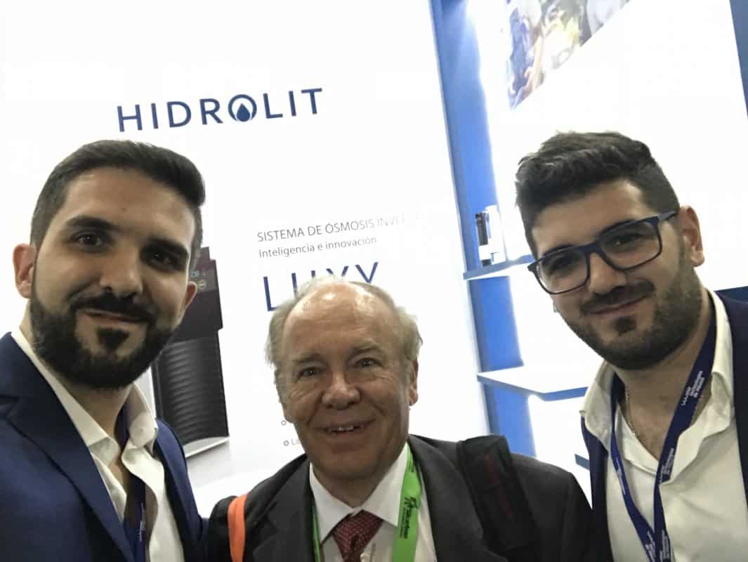 Con el director del aquatech trade