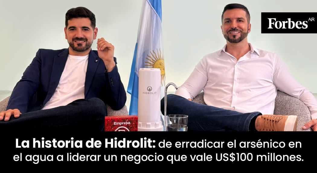 Pablo y Juan Manuel Martelli en Forbes Argentina 2025 — HIDROLIT General Water Company valuada en US$ 100 millones