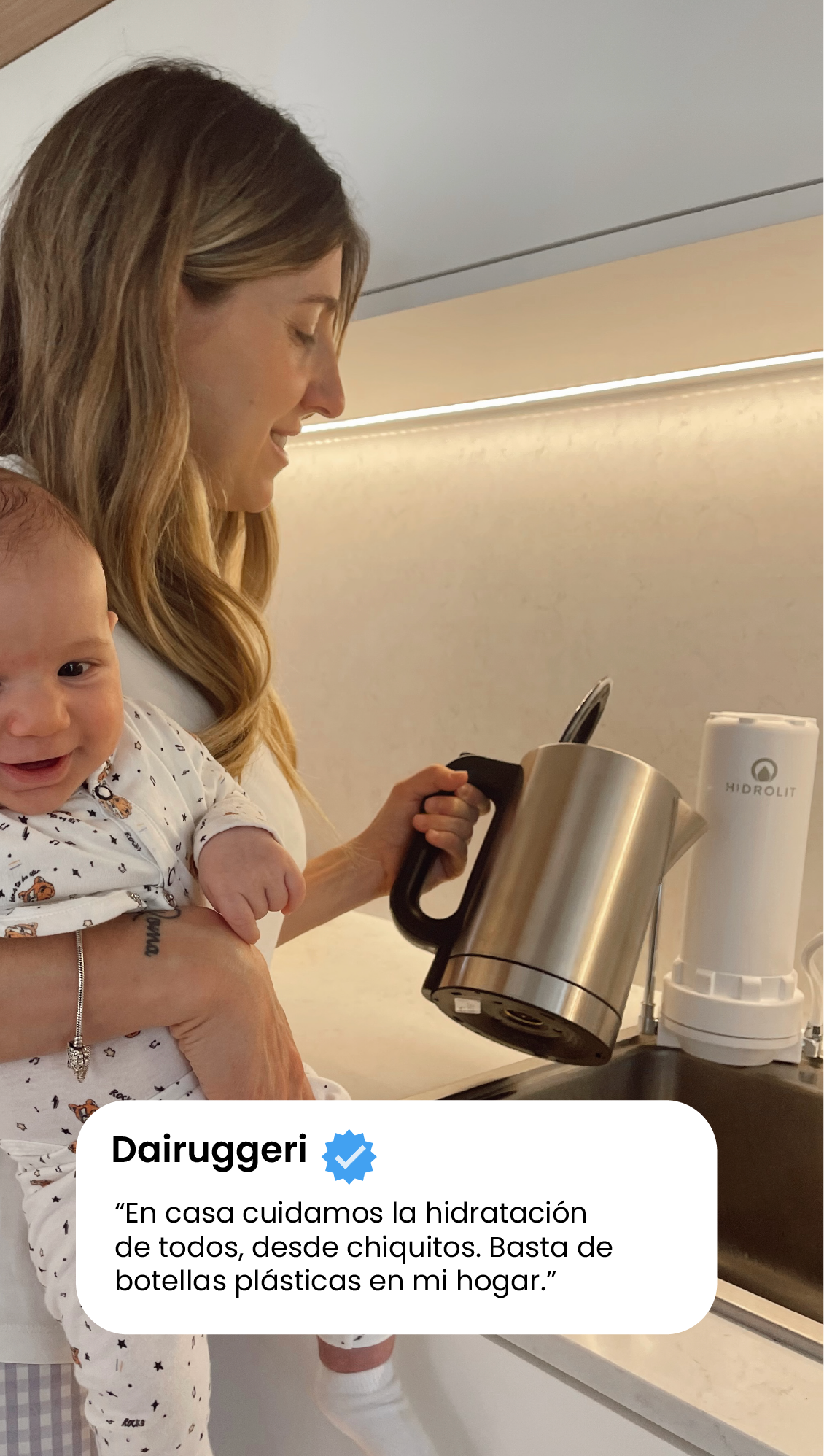 Dairuggeri usa HIDROLIT Argentina — Modelo · Influencer