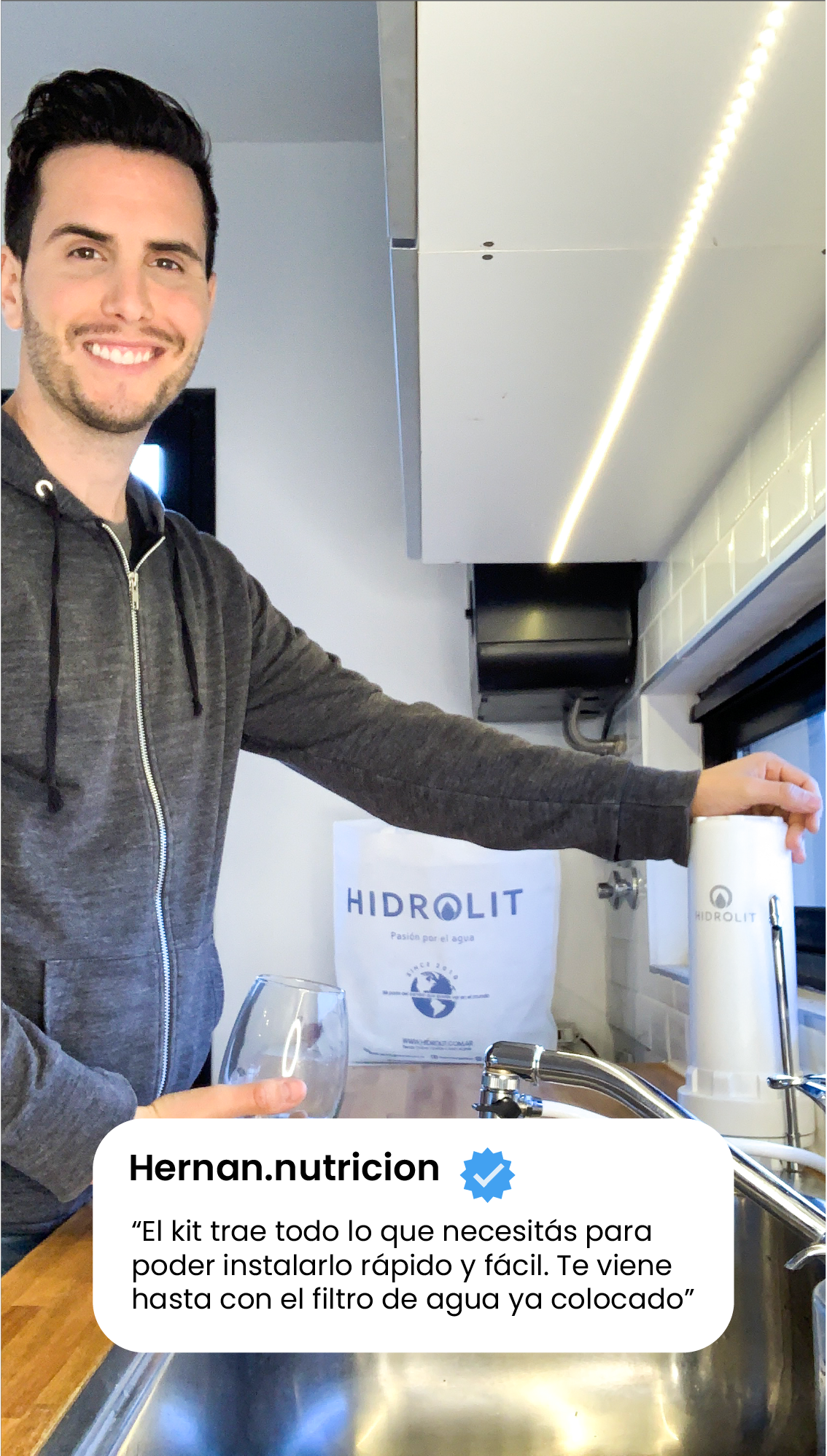 Hernan.nutricion usa HIDROLIT Argentina — Nutricionista · Influencer