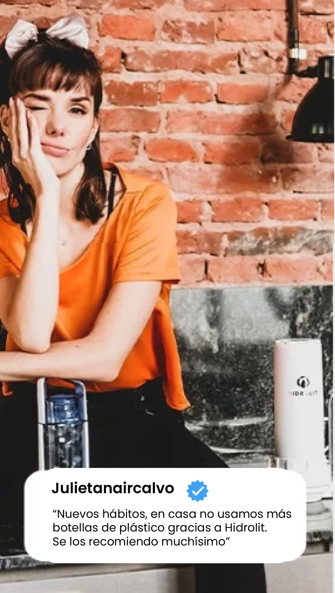 Julietanaircalvo usa HIDROLIT Argentina — Actriz · Influencer