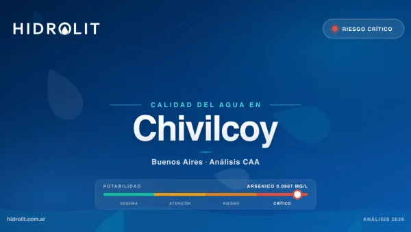 Calidad del Agua en Chivilcoy, Buenos Aires | Análisis CAA y Soluciones | Hidrolit