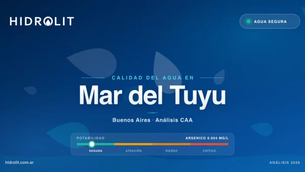 Calidad del Agua en Mar del Tuyu, Buenos Aires | Análisis CAA y Soluciones | Hidrolit