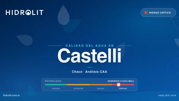 Calidad del Agua en Castelli, Chaco | Análisis CAA y Soluciones | Hidrolit