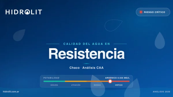 Calidad del Agua en Resistencia, Chaco | Análisis CAA y Soluciones | Hidrolit
