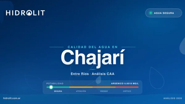 Calidad del Agua en Chajarí, Entre Ríos | Análisis CAA y Soluciones | Hidrolit