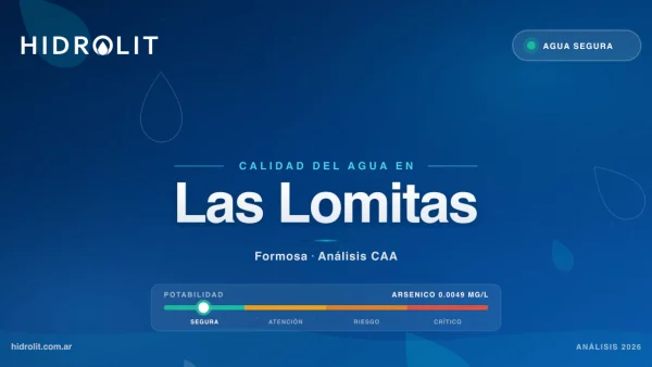 Calidad del Agua en Las Lomitas, Formosa | Análisis CAA y Soluciones | Hidrolit