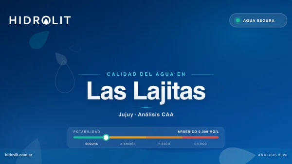 Calidad del Agua en Las Lajitas, Salta | Análisis CAA y Soluciones | Hidrolit