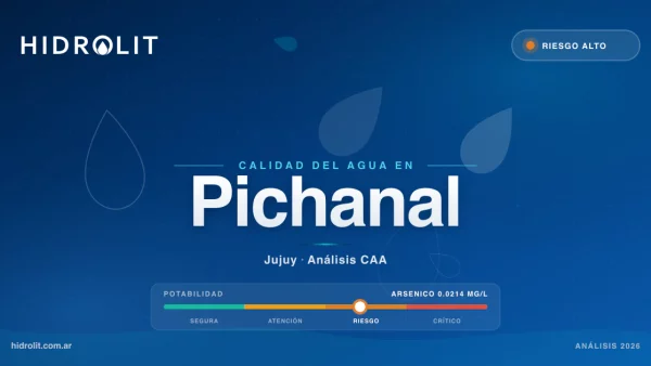 Calidad del Agua en Pichanal, Salta | Análisis CAA y Soluciones | Hidrolit