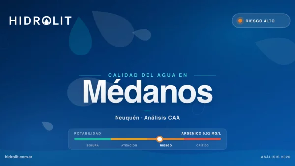 Calidad del Agua en Médanos, Buenos Aires | Análisis CAA y Soluciones | Hidrolit