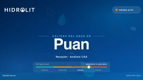 Calidad del Agua en Puan, Buenos Aires | Análisis CAA y Soluciones | Hidrolit