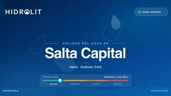 Calidad del Agua en Salta Capital, Salta | Análisis CAA y Soluciones | Hidrolit