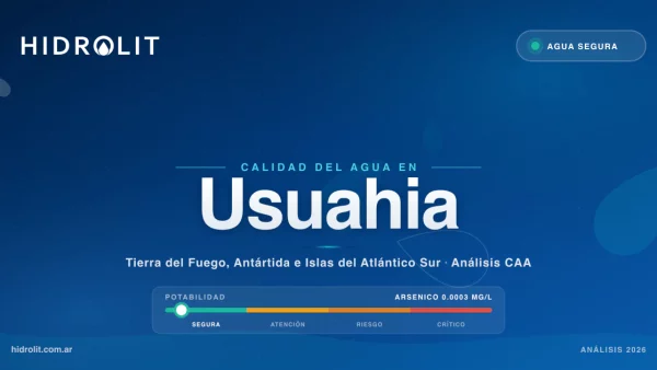 Calidad del Agua en Usuahia, Tierra del Fuego, Antártida e Islas del Atlántico Sur | Análisis CAA y Soluciones | Hidrolit